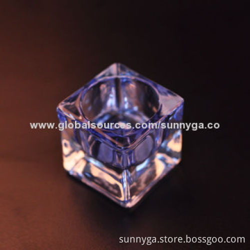 Square Candle Holder, Tea Light Glass